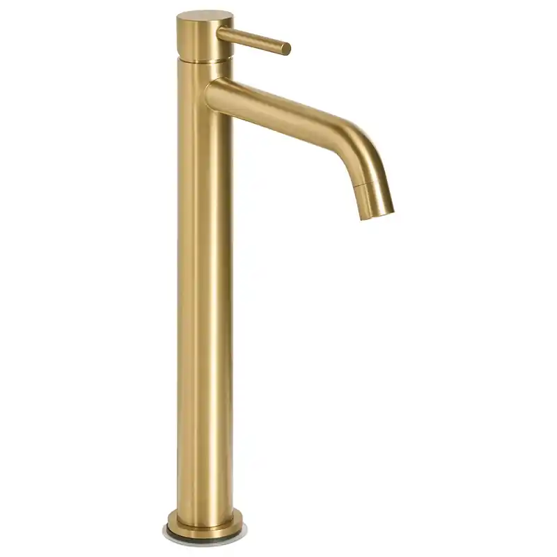 Weekendaanbieding SALINAS - Enkele wastafelkraan - Goud - 30 cm - Messing