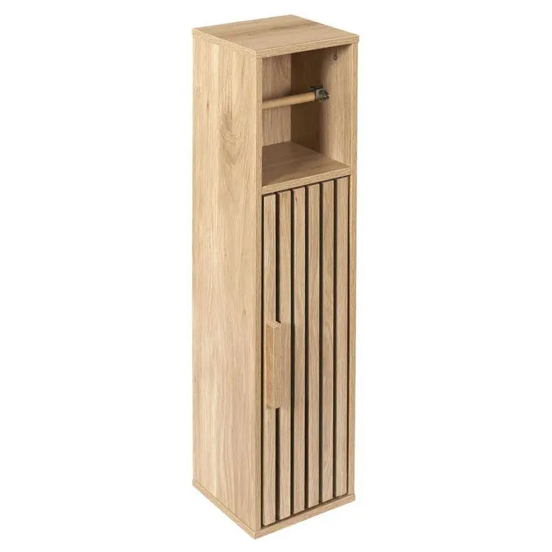 Toiletrolhouder met Reserverolhouder Klaus wc kastje staand Hout Meest Verkocht