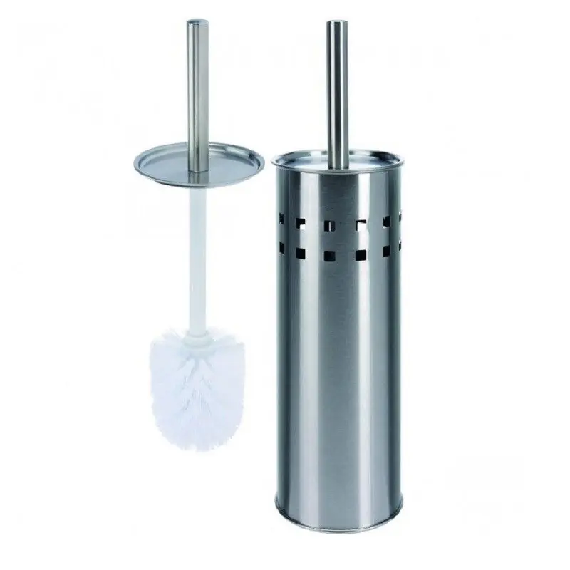 Nu Kopen RVS wc-borstel houder 39 cm - Toiletborstels