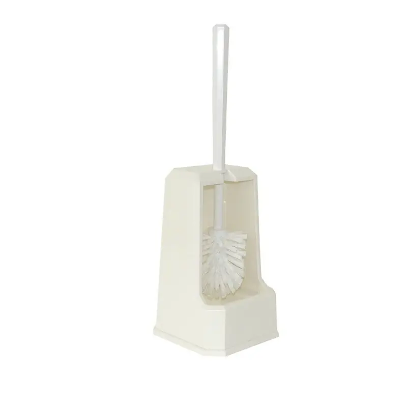 Witte toiletborstel / wc-borstel met houder 18 x 17 x 37 cm - Toiletborstels Express Levering