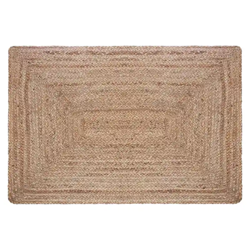MISOU Jute - Vloerkleed - Rechthoek - Gewoven - Vintage - Beige - 60 x 90 cm - MELY Actieprijs