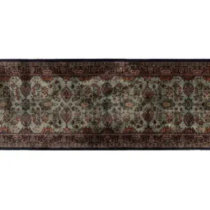 Housecraft Living Raz Vloerkleed Loper 240X80 cm Perzisch/ Oosters Motief Groen Exclusief