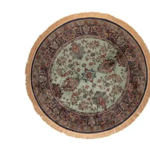 Housecraft Living Raz Vloerkleed Rond 160 cm Perzisch/ Oosters Motief Groen Op = Op