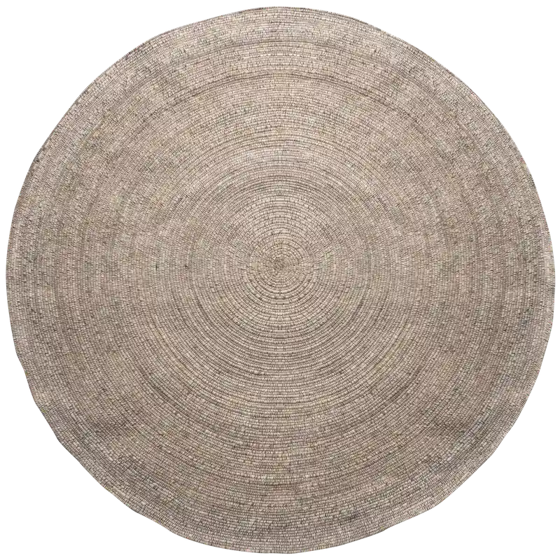WOOOD Utopia Vloerkleed - Wol/Katoen - Naturel - 1x200x200 Korting