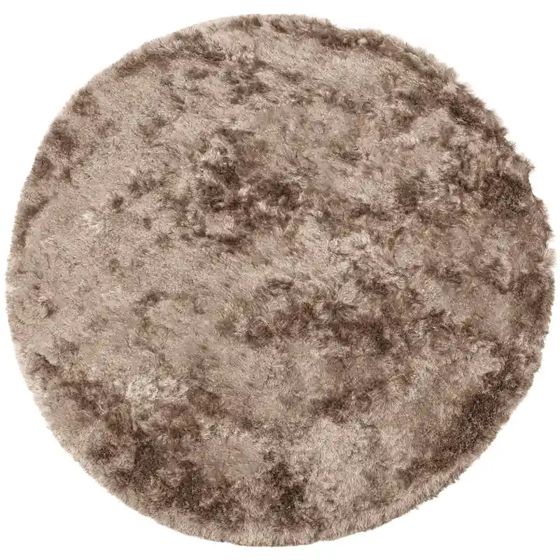 In De Mode WOOOD Praline Vloerkleed - Nougat - 1x200x200