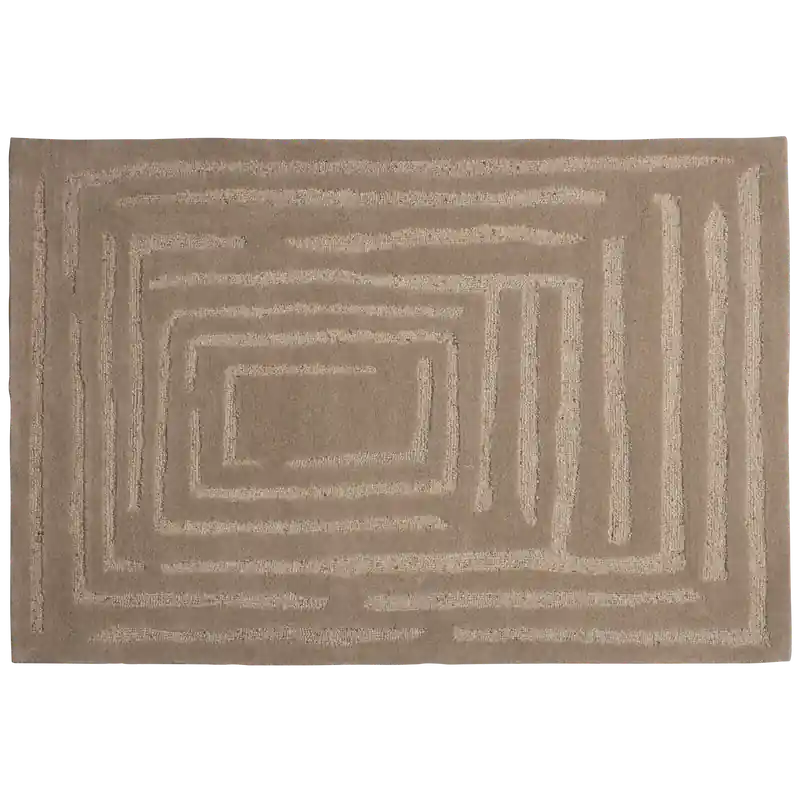Shop Nu WOOOD Alicia vloerkleed - Wol - Zand - 170x240