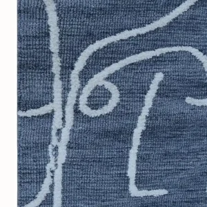 Vloerkleed Blauw - 200x300x0,5cm - Vloerkleed Florence Beste Prijs