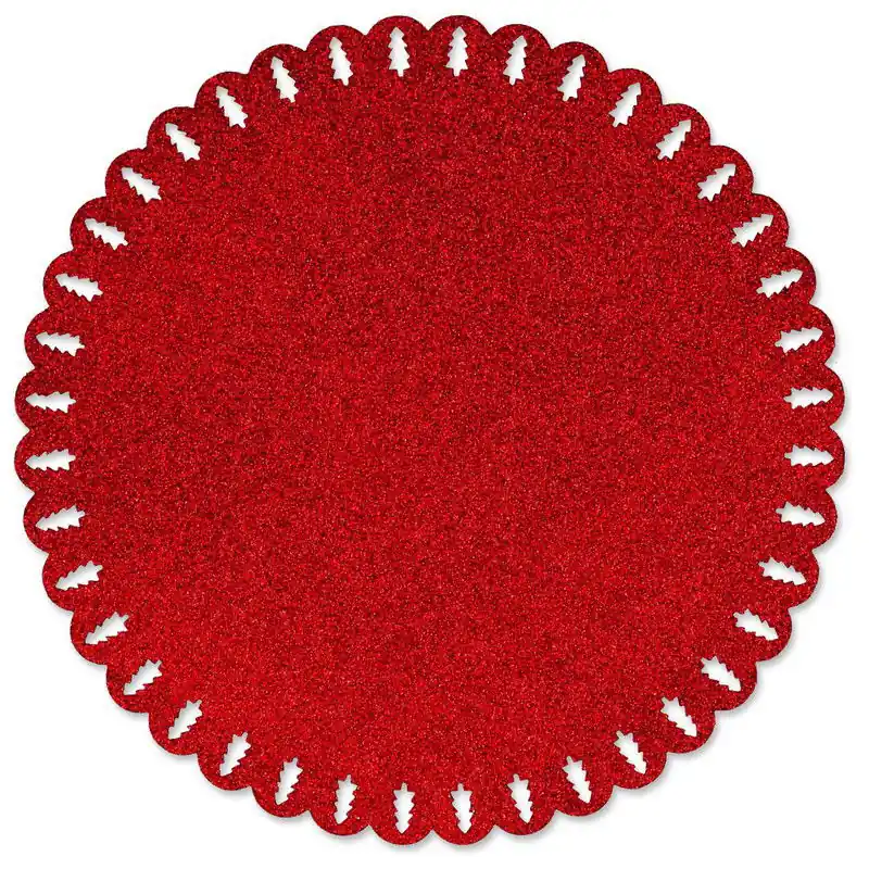 Dagaanbieding Placemat Xmas tree rood