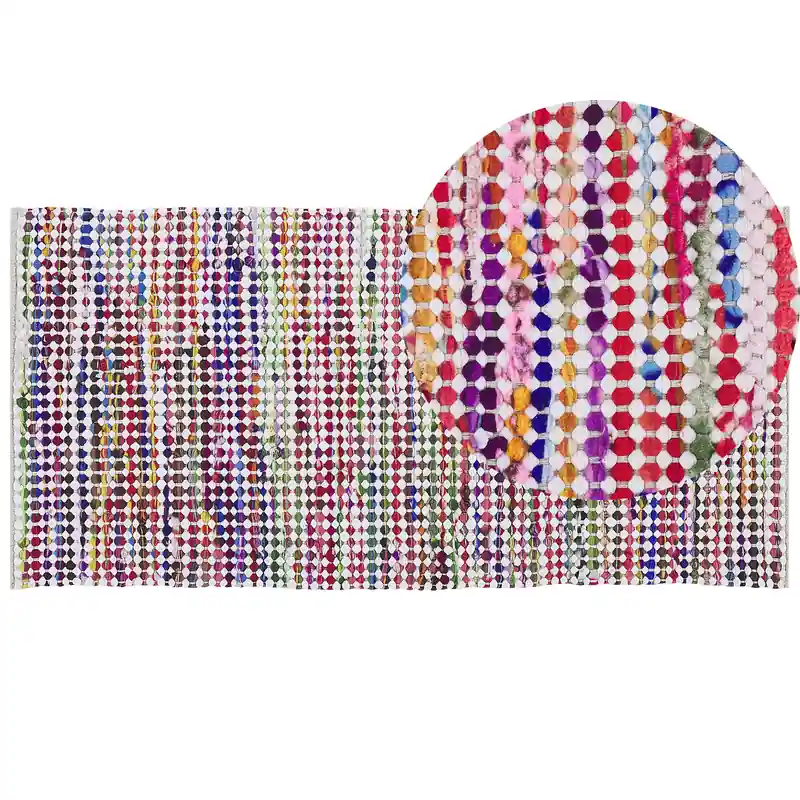 Ambachtelijk BELEN - Laagpolig vloerkleed - Multicolor - 80 x 150 cm - Polyester