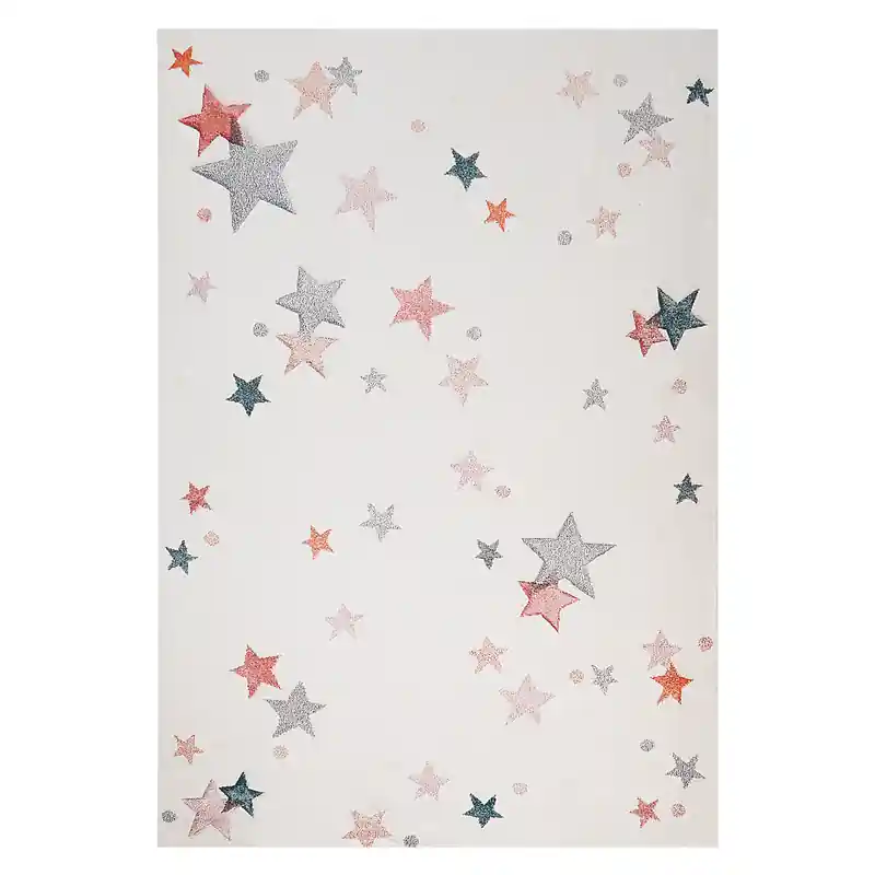ALPOUD - Vloerkleed - Meerkleurig/Wit - Katoen Limited Edition