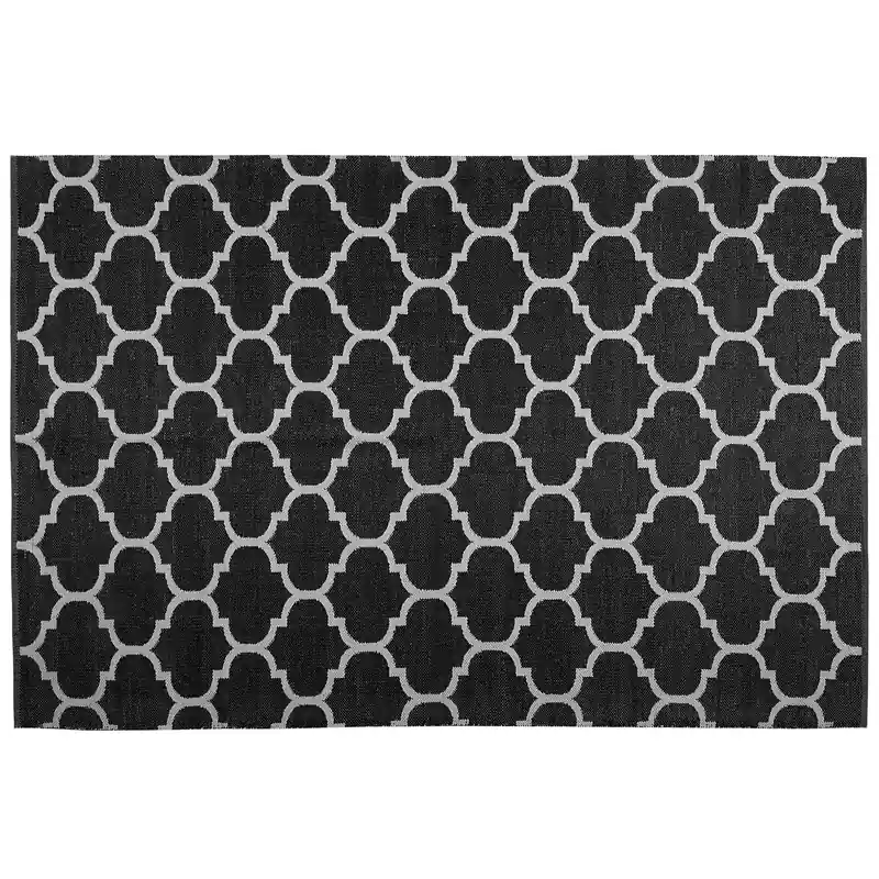 Voordeelprijs ALADANA - Outdoor kleed - Zwart - 160 x 230 cm - PVC