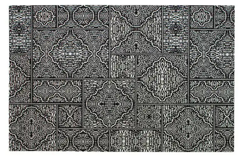 Meest Verkocht WOOOD Exclusive Renna Vloerkleed Zwart/wit 155x230cm