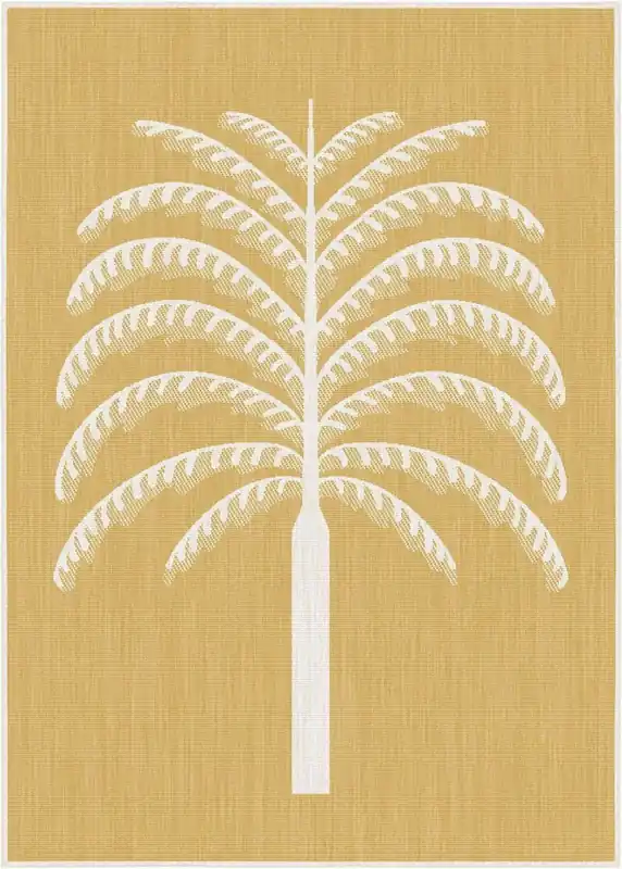 Buitenkleed Breeze geel/okergeel - Interieur05 - Polypropyleen - 240 x 340 cm - (XL) Aanbieding