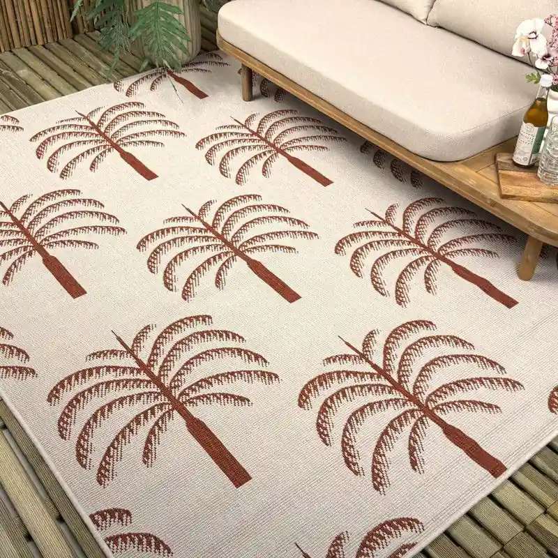 Laatste Versie Buitenkleed Oase roest - Interieur05 Roest; Rood - Polypropyleen - 240 x 340 cm - (XL)