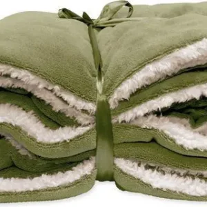 Plaid lars 200x150 cm tea green Weekendaanbieding