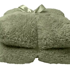 Limited Edition Plaid teddy 200x150 cm tea green