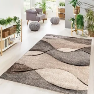Modern vloerkleed - Nova Beige/Grijs/Taupe - 160x230 cm Lage Kosten