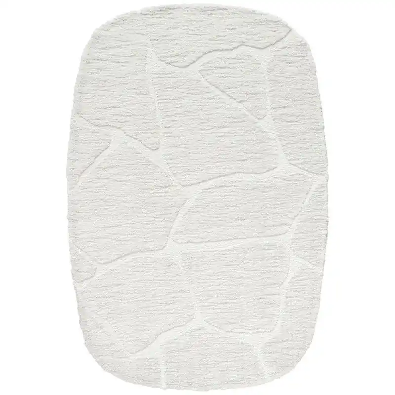 Budget Vloerkleed Macy Creme - Rounded Corners 160 x 230 cm