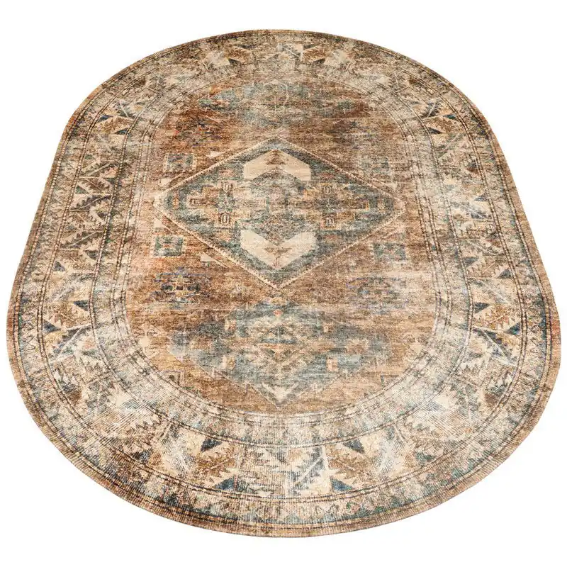 Exclusieve Aanbieding Vloerkleed Laria Blue 1 - Ovaal 160 x 230 cm