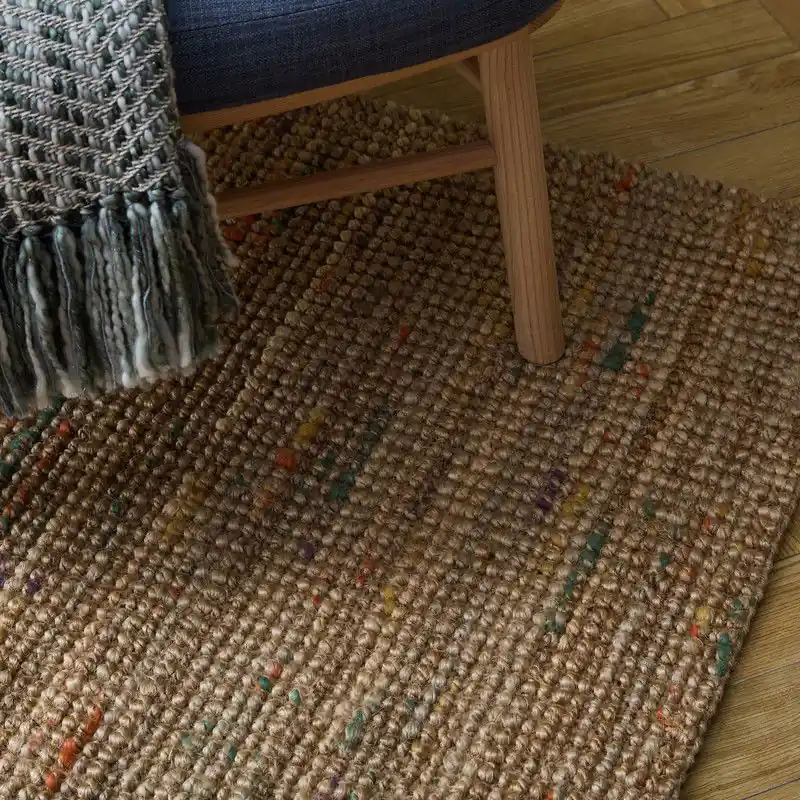 Superprijs Jute Vloerkleed Boucle Multi - 200x290 cm