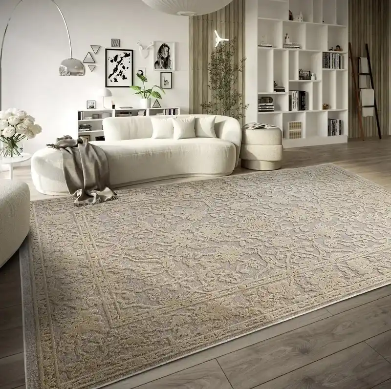 Nieuw Model Villeroy & Boch - Laagpolig vloerkleed - Ambroise Naturel - Grijs / Beige - 160 X 230 CM