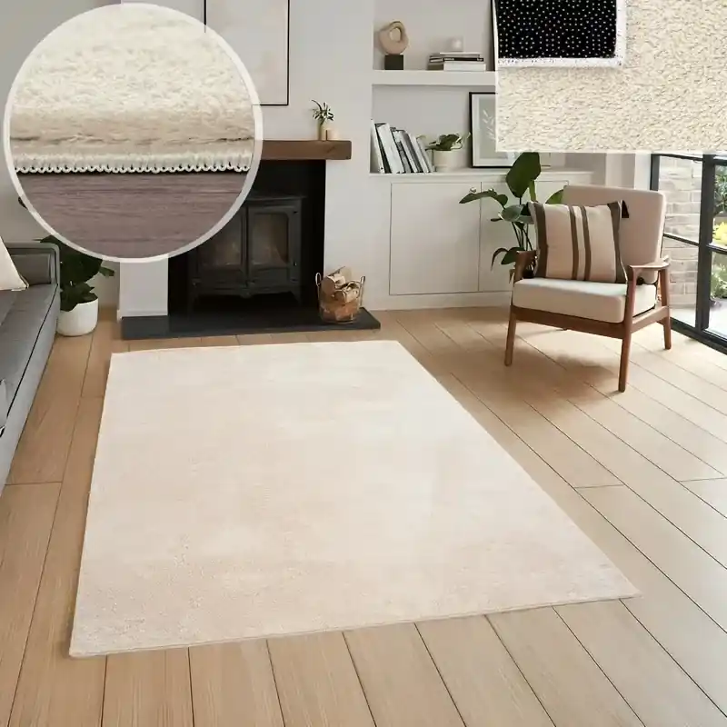 Exclusief Wasbaar vloerkleed - Malaga Crème - 200 X 280 CM