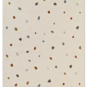 Lage Kosten Kindervloerkleed Adventures - Funny Dots - Creme / Multi - 120x170 cm