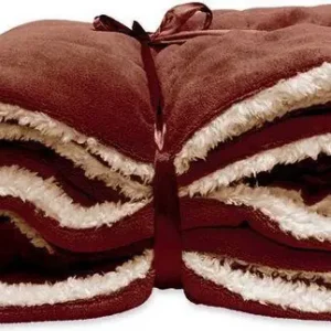 Koop Online Plaid lars 200x150 cm marsala