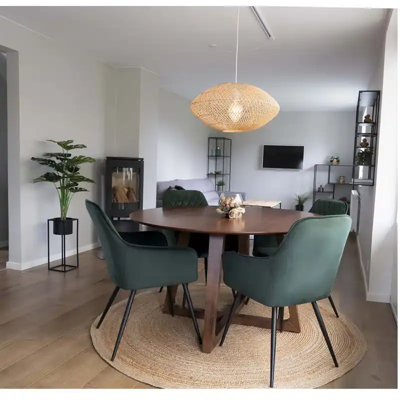 Nieuwe Collectie Vloerkleed Ø180cm Jute - Naturel - Kleed Bombay
