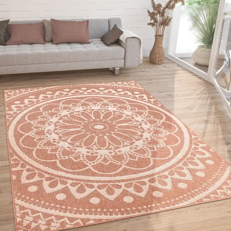 Limited Edition Binnen en Buitenkleed - Vloerkleed Brescs - Abrikoos - 80x150 cm
