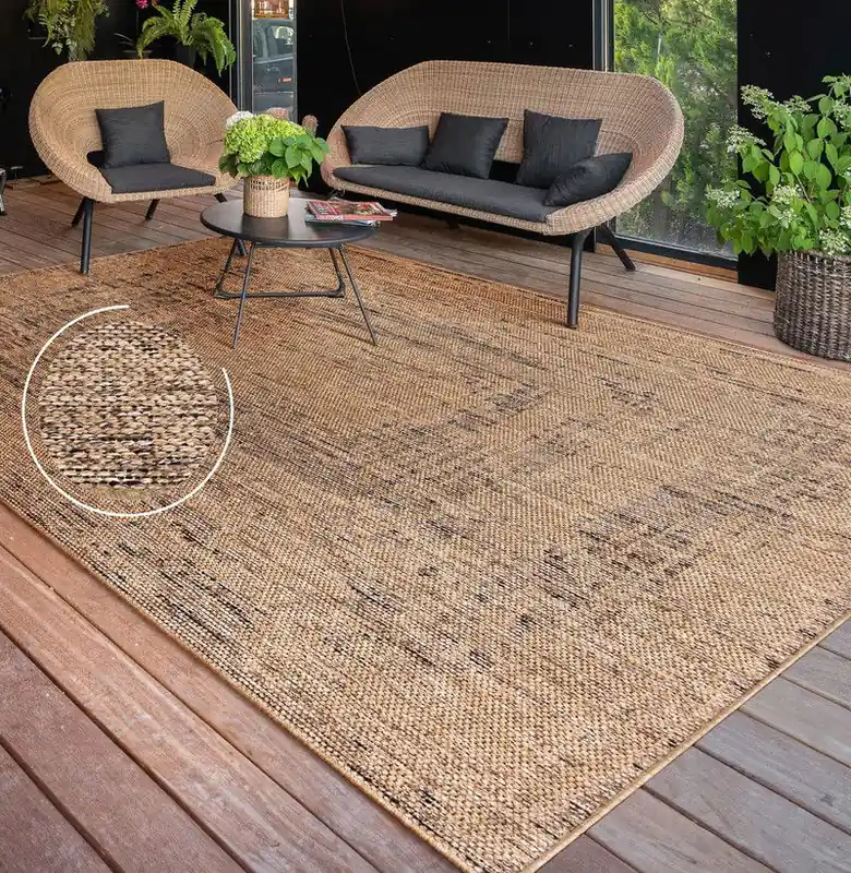 Must-Have Binnen en Buitenkleed - Aamber - Naturel / Beige - 200x280 cm