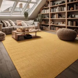 Binnen en Buitenkleed Veniro - Geel - 160x220 cm Budget