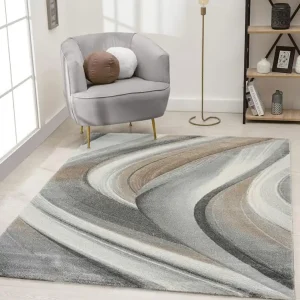 Vernazza Modern Bruin / Beige vloerkleed - - 240 X 340 CM Meest Verkocht