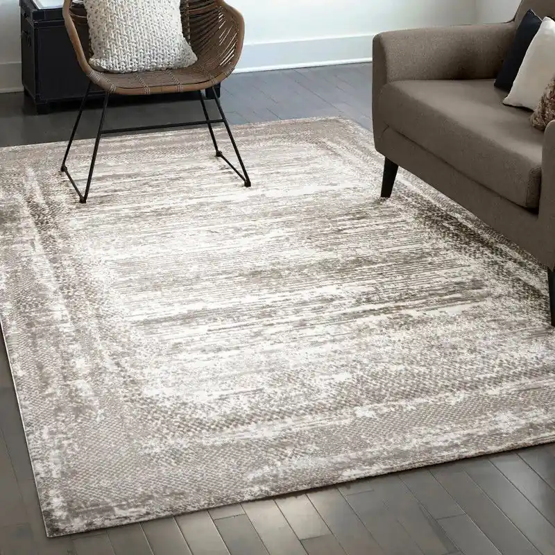 Wereldwijde Verzending Fashion Relax Plus - Laagpolig Vloerkleed - Modern - Luxe - Beige- 80x150 CM