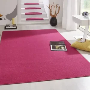 Nieuw Model Uni Laagpolig Effen Vloerkleed - Fancy - Roze / Pink - 200x280 cm