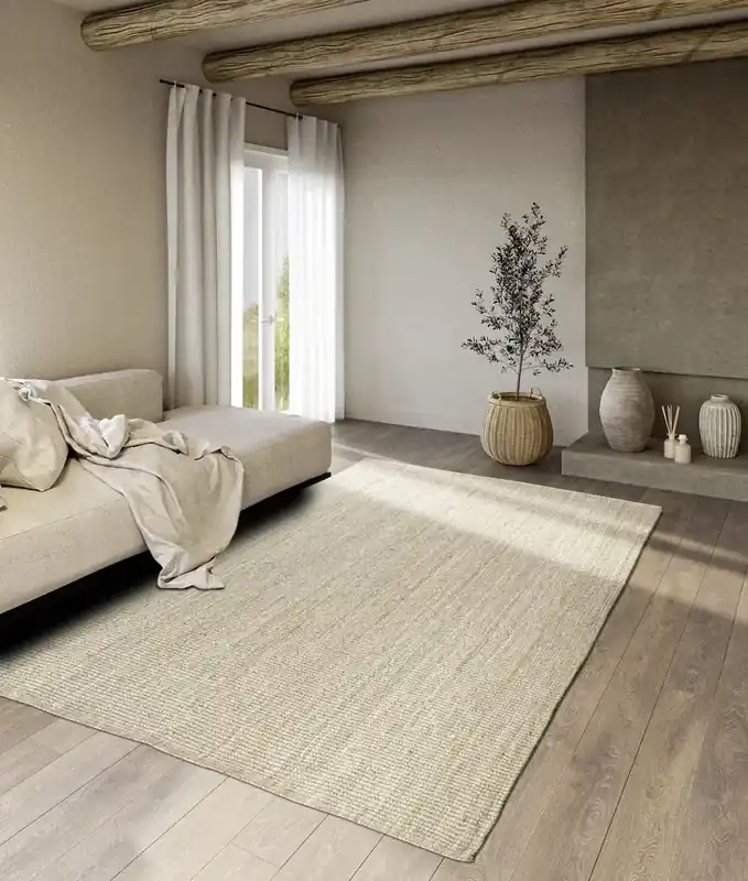 Villeroy & Boch - Jute vloerkleed - Rosalie - Naturel / Wit - 160 X 230 CM In De Mode