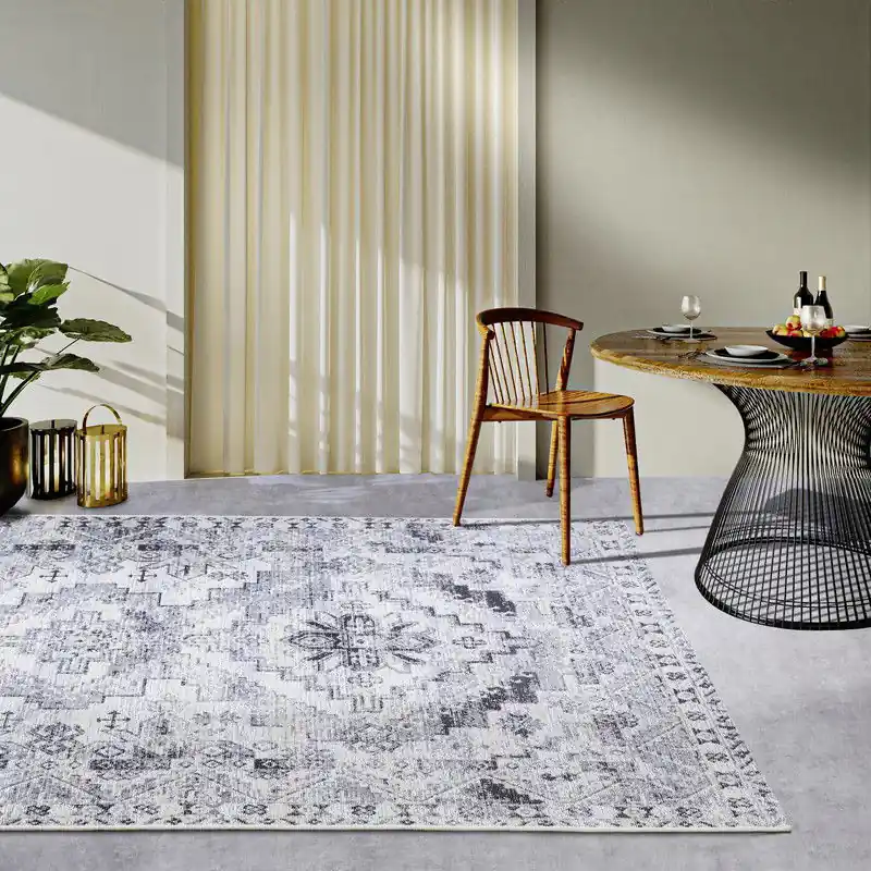 Villeroy & Boch - Binnen- En Buitenkleed - Vintage Esther - Crème / Grijs - 200 X 285 CM Betaalbaar
