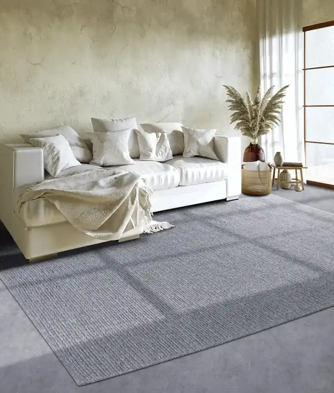 Authentiek Villeroy & Boch - Wol vloerkleed - Francois - Zilver - 120 X 170 CM