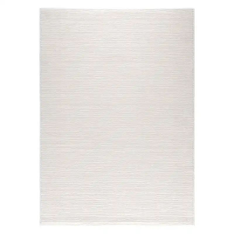 Eleganza vloerkleed - Gestreept Modern Laagpolig - Crème / Wit - 200 X 290 CM Direct Beschikbaar