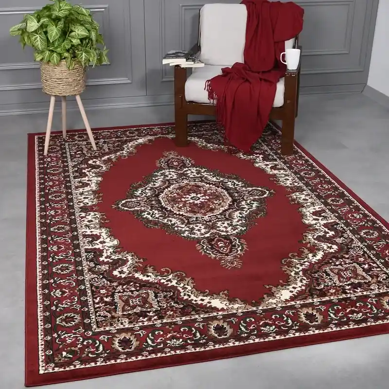 Klassiek vloerkleed - Skazar Rood - 160 X 230 CM Laatste Kans