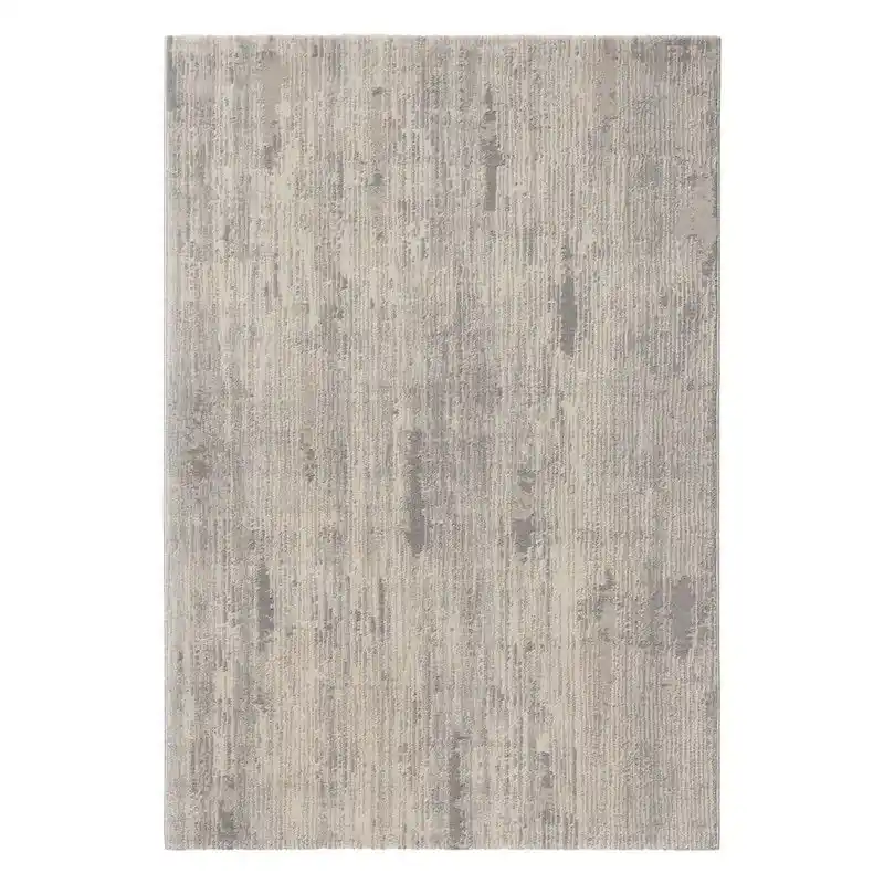 Balos Vintage Grijs vloerkleed - Gestreept - 160 X 230 CM Exclusieve Aanbieding