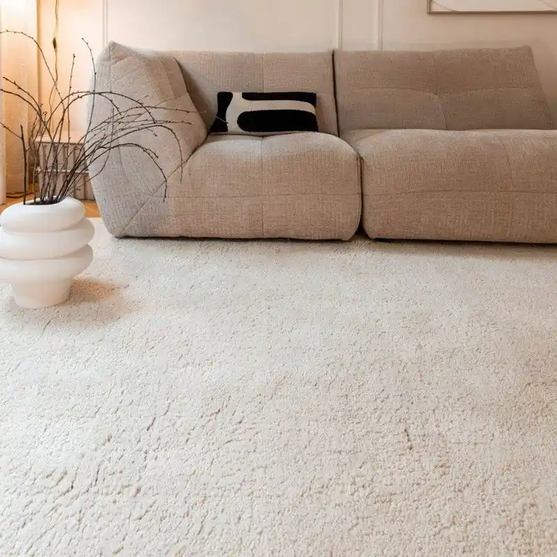 Express Levering Berber Vloerkleed Ivoor wit Nador - Wol - 160 x 230 cm - (M)