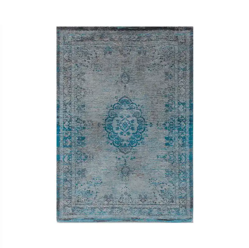 Limited Edition Louis de Poortere Vloerkleed - Fading World Grey Turquoise 8255 - 170 x 240 cm