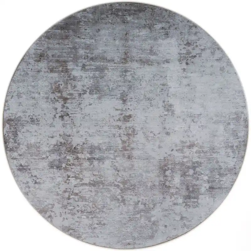 Vloerkleed Yara Silver ø120 cm Voordeelprijs