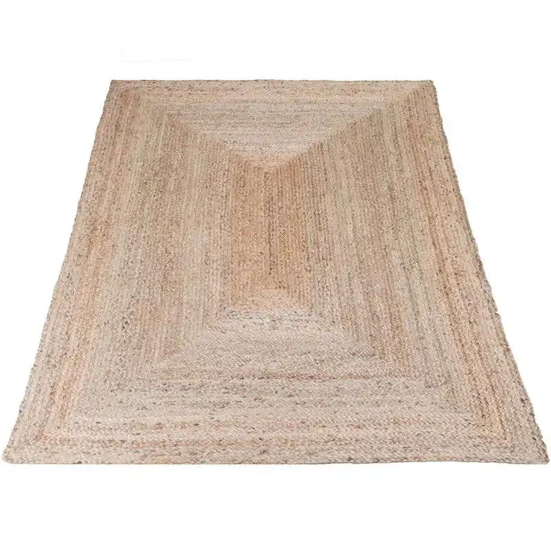 Nieuw Vloerkleed Jute Naturel 160 x 230 cm