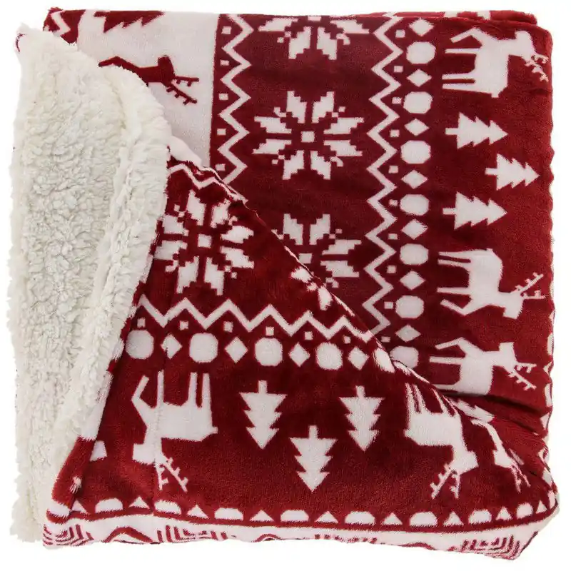 Plaid Yael 150x200cm red Express Levering