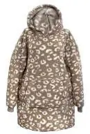 Hoodie zion 70x50x87cm taupe Dagaanbieding