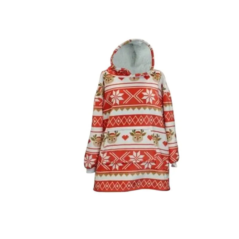 Exclusief Unique living oversized xmas hoodie