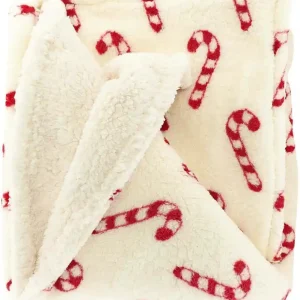 Plaid candy cane 200x150cm Voordeelprijs