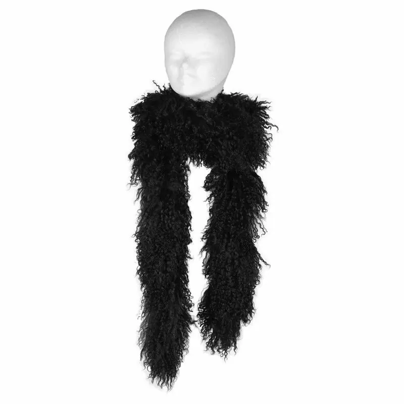 Tibetaanse Schapenvacht Sjaal Wit - 180cm Dagaanbieding